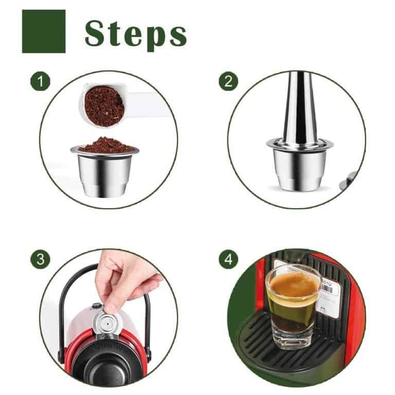 Reusable Nespresso Coffee Pods Starter Pack The Green Pods