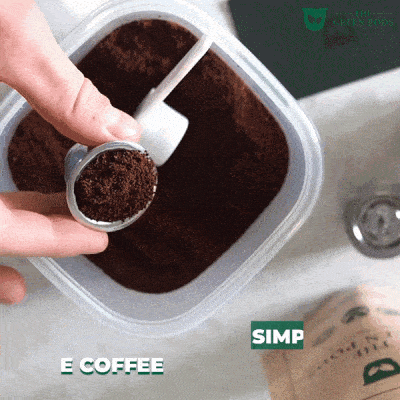 Tamping coffee in a reusable coffee pod 400x400