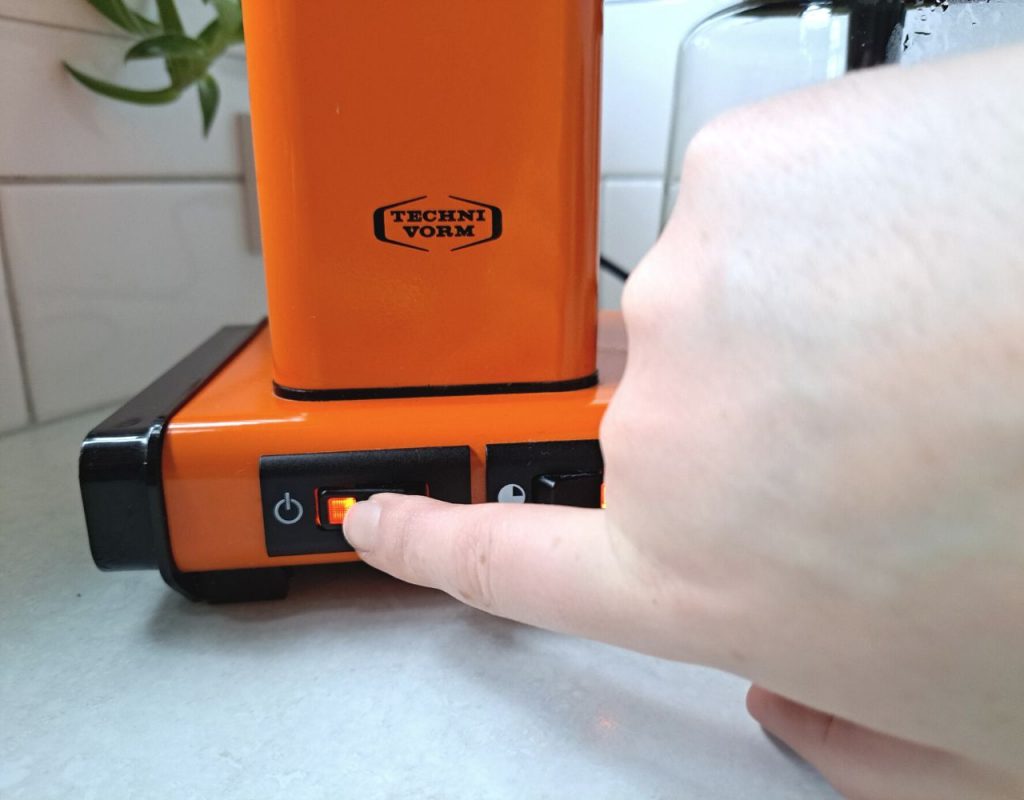 The Green Pods moccamaster how to turn on