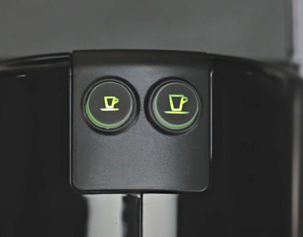 The Green Pods Nespresso espresso and lungo cup buttons