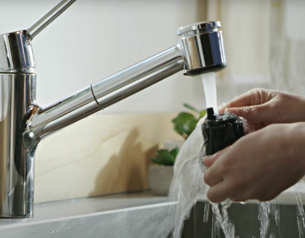 The Green Pods cleaning keurig machine capsule holder