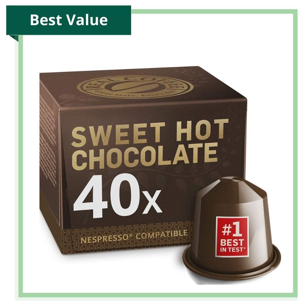 The Green Pods Reccommends Real Coffee Hot Chocolate Pod