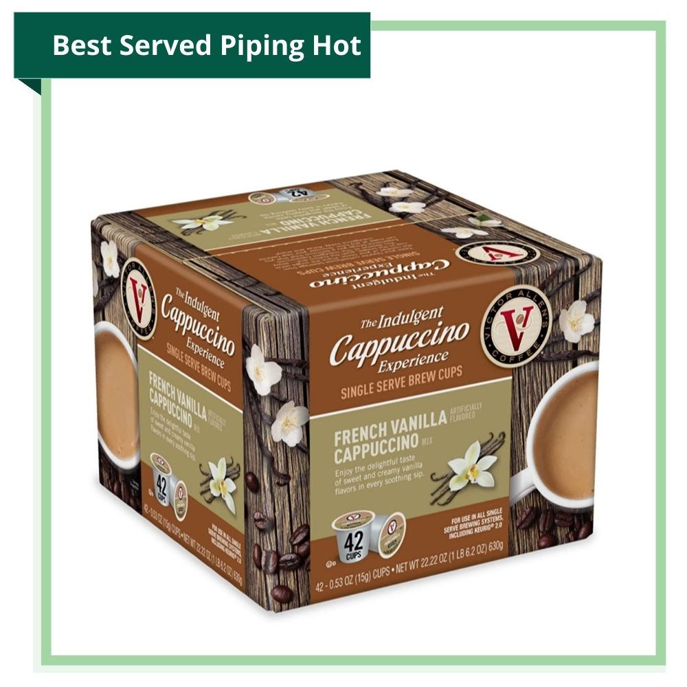 The Green Pods Reccommends Keurig K Cups Lattes Victor Allens French Vanilla K cups