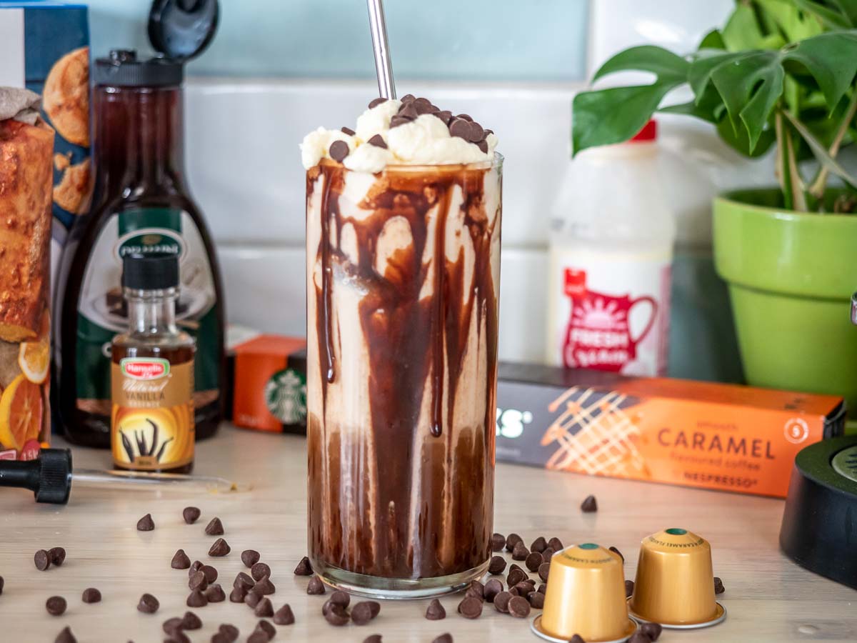 The Green Pods Chocolate Chip Coffee Cream Mocha