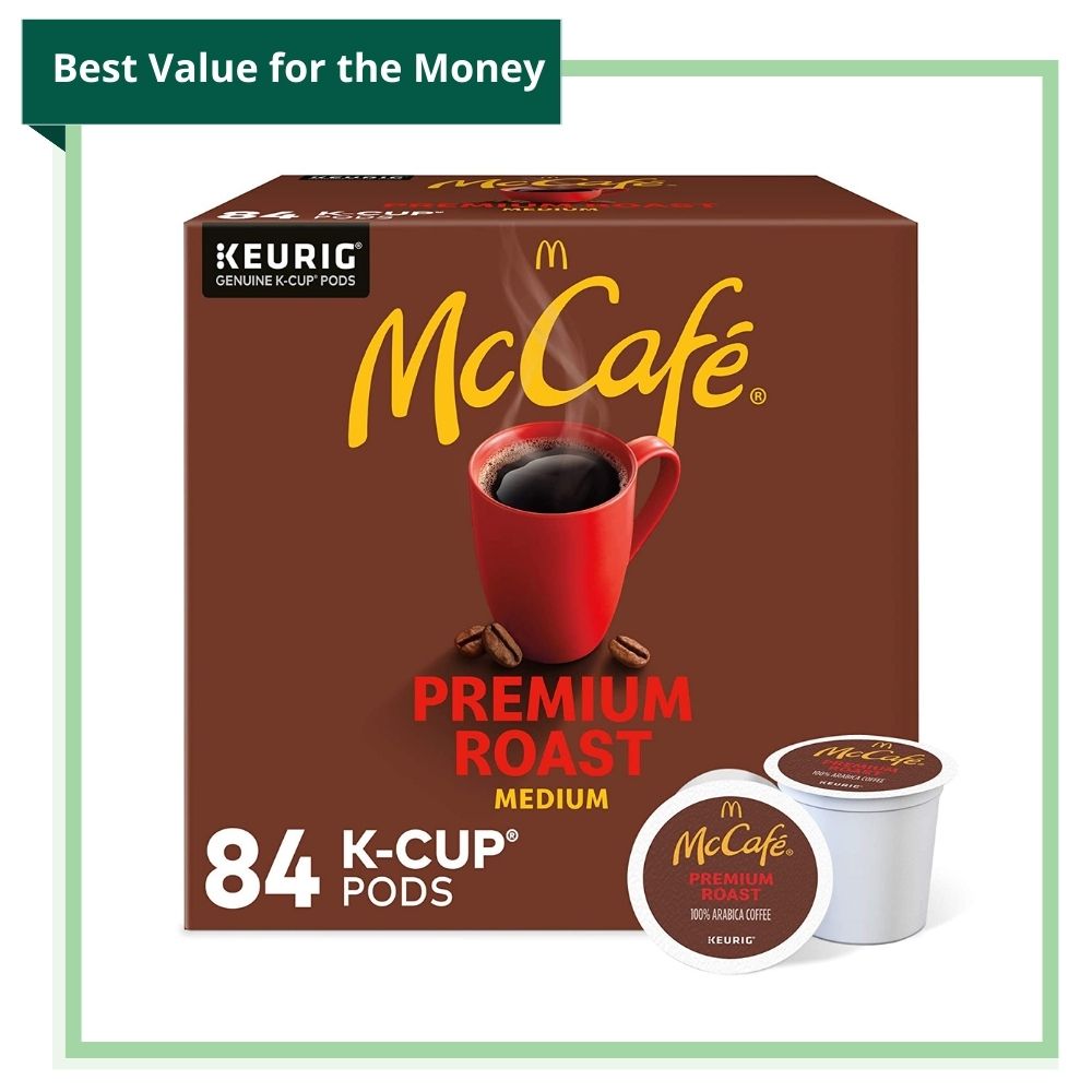 The Green Pods Recommends McCafe Premium Medium Roast Coffee Pods