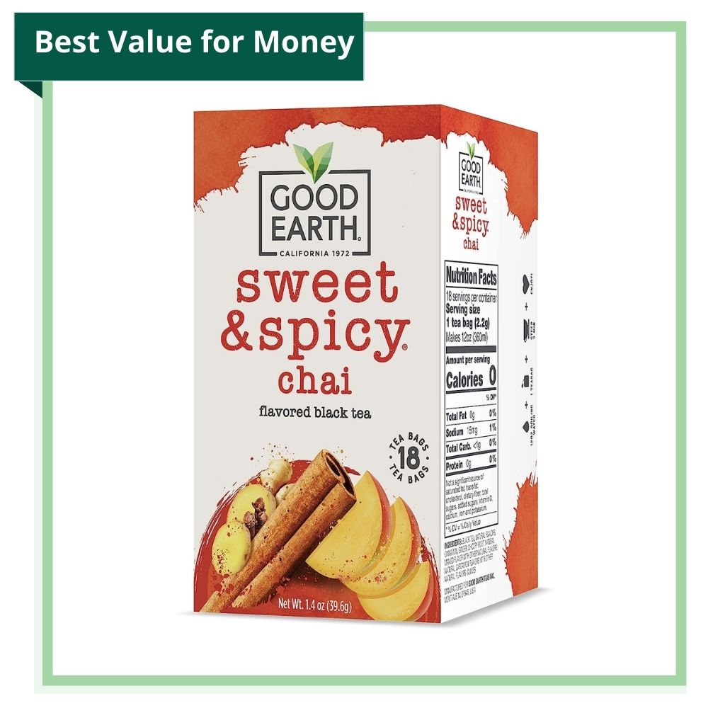 The Green Pods recommends Good Earth Sweet Spicy Chai Tea
