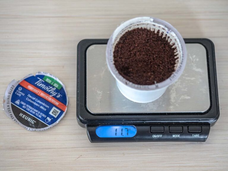 How Much Coffee Is In A K Cup? (We Measured!) The Green Pods