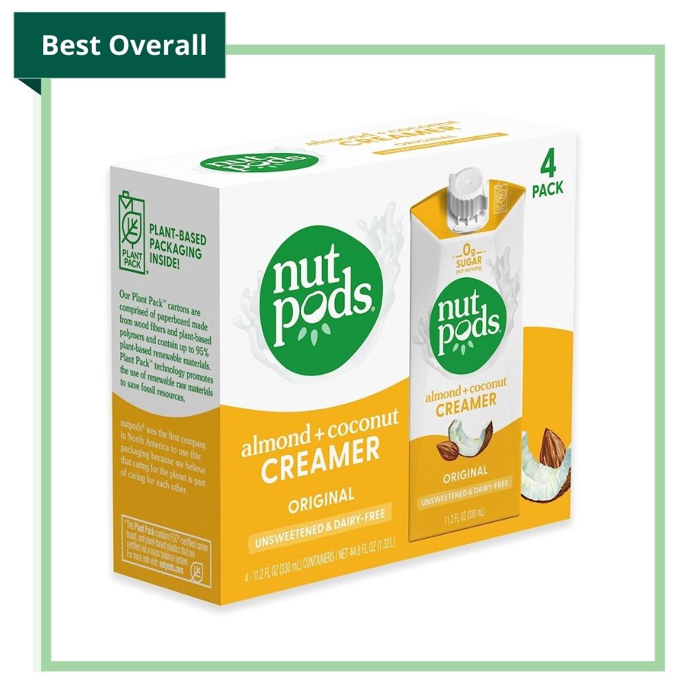 The Green Pods Reccommends Nutpods Coffee Creamer