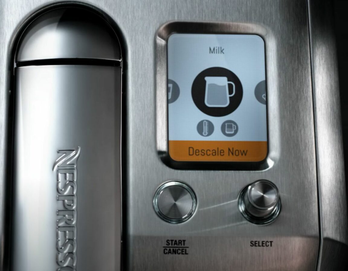 How To Descale The Nespresso Creatista (In 3 Steps) 3 The Green Pods nespresso creatista descale light