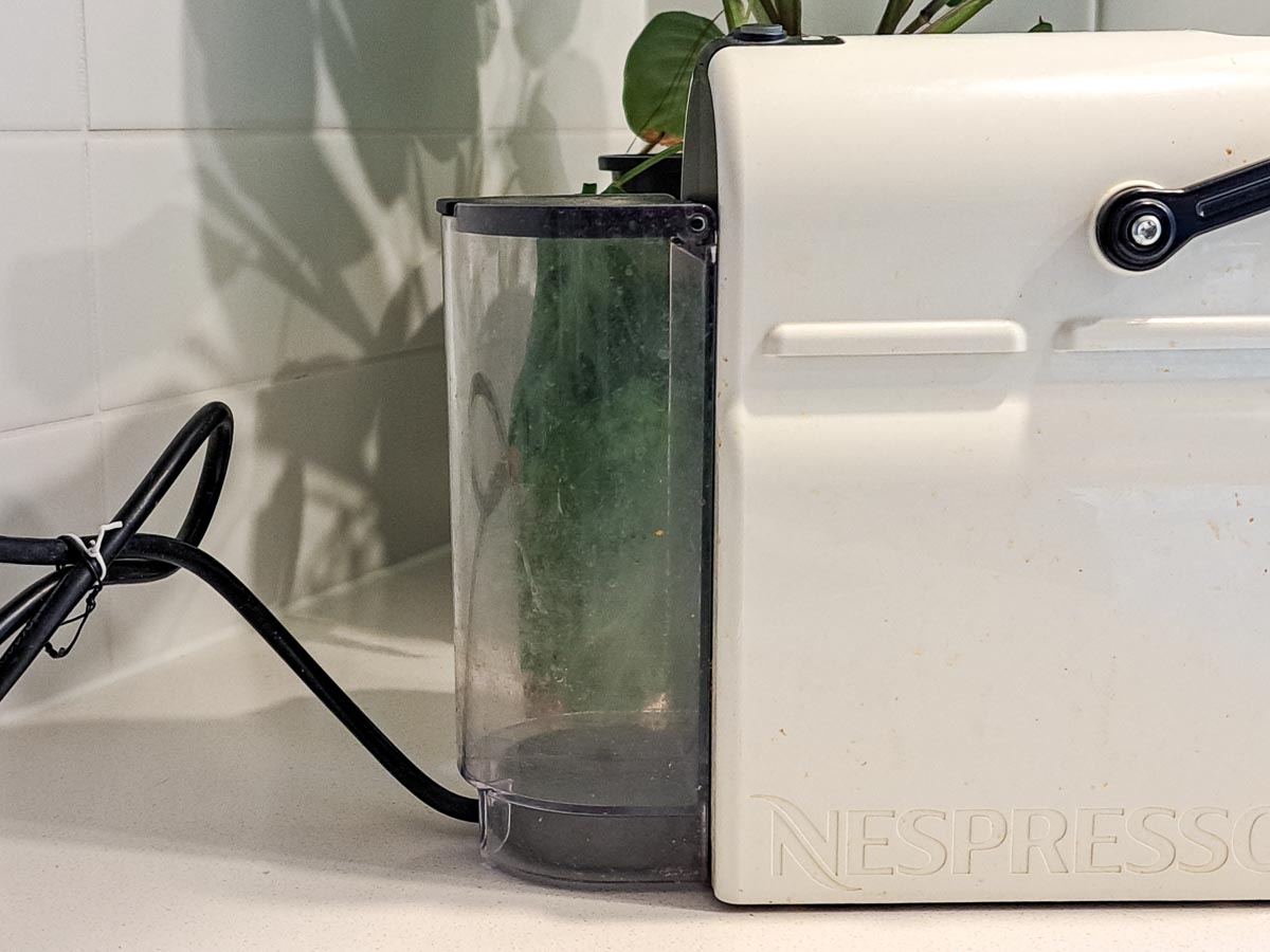 How To Descale The Nespresso Essenza Mini 3 The Green Pods nespresso essenza mini water reservoir