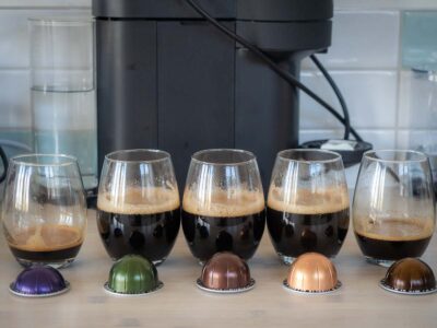 The Green Pods Nespresso Caffeine Chart