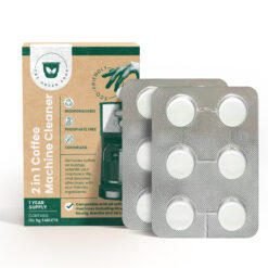 Coffee Machine Cleaning Tablets 8 Green Pod Coffee Machine Cleaner Tablets 12 x 5g Mockup 2 copy