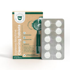 Espresso Machine Cleaning Tablets 8 The Green Pods Espresso Machine Cleaning Tablers mockup 2 copy